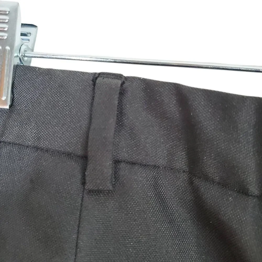 Claiborne Pleated Front Cuffed Hem Classic Meru Dress Pants‎ Black Size 36/32
